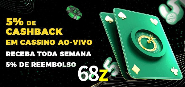 Promoções do cassino ao Vivo 68z